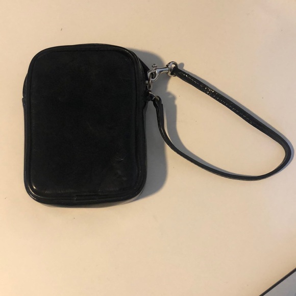 Coach Patent Leather Mini Wristlet in Black - Picture 2 of 5